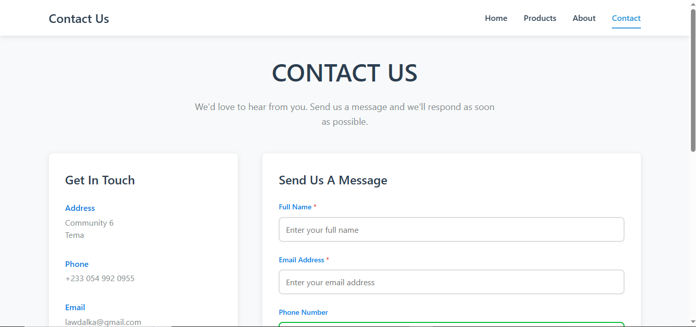 Creative Tools Landing Page